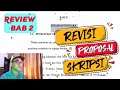 REVIEW & REVISI PROPOSAL SKRIPSI (BAB 2 PROPOSAL SKRIPSI) - Tips Skripsi