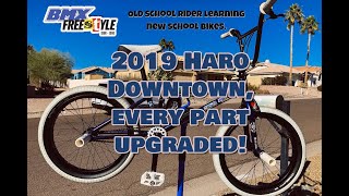 2019 Haro Downtown with upgrades. Old school BMX guy learning about New School BMX.