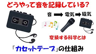 【エモい技術】いまさら聞けないテープレコーダーの仕組みをこっそり学ぶ。【電磁誘導】【磁化】