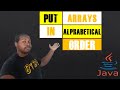 Put Array in Alphabetical Order (Java) | Coding With Tre'