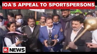 IOA Appeals To Sportspersons On Award Wapsi, Says 'Don't Mix Achievements With Farmers' Agitation'