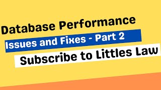Database Performance Challenge and Fixes # Part 2 #performancetesting #profiler #indexing