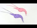 origami shrimp 🦐 || how to make origami shrimp || crafter_mantasha