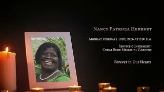 In Loving Memory of Nancy Patricia Herbert - Obituary