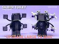 lego skibidi toilet | upgrade large/big tv man ,dom studio version