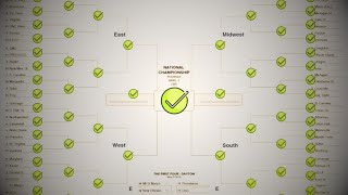 I Made The PERFECT March Madness Bracket… (So we hope)