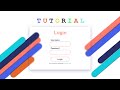 Tutorial on Pure CSS Login Form with Glassmorphism effect | HTML&CSS | CodeEra