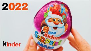 Kinder Surprise MAXI Christmas eggs 2022: NEW Toys You Must Have 🎅