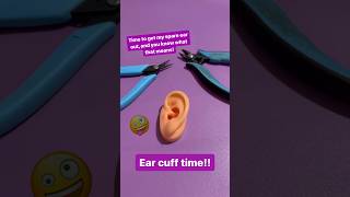 Anyone got a spare ear? 🤪👂🏻 #csldesigns #spareear #diyjewelry #earcuff