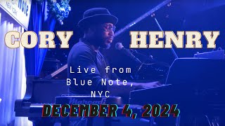 Cory Henry LIVE @ Blue Note, NYC Dec 4, 2024 performing songs from Church + more