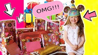 ISLAS 6th BIRTHDAY MORNING OPENING PRESENTS IN DISNEY WORLD FLORIDA!