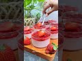 Puding Strawberry #pudding #shorts