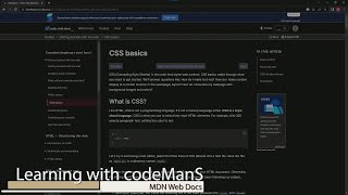 Learn HTML | MDN Web Docs_ CSS Basics