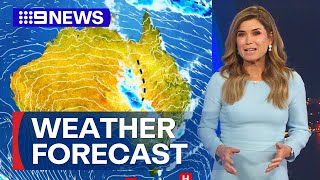 Australia Weather Update: Showers to hit eastern states | 9 News Australia