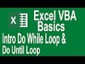 Excel VBA Programming Basics Tutorial # 10 | Introduction to Do while and Do Until