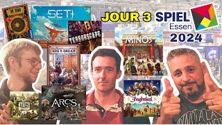 Les INCONTOURNABLES d'Essen (SETI, Minos... #spiel24 jour 3/4)