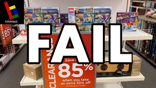 Kohls LEGO Clearance Shopping FAIL