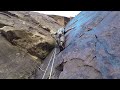 passed by free solo climber dark shadows red rocks neveda