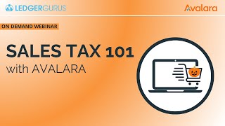 Sales Tax 101 with Avalara