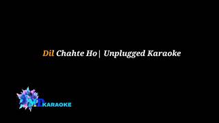 Dil Chahte Ho | Free Unplugged Karaoke Lyrics | Jubin Nautiyal | Payal Dev 2020 Latest New Song