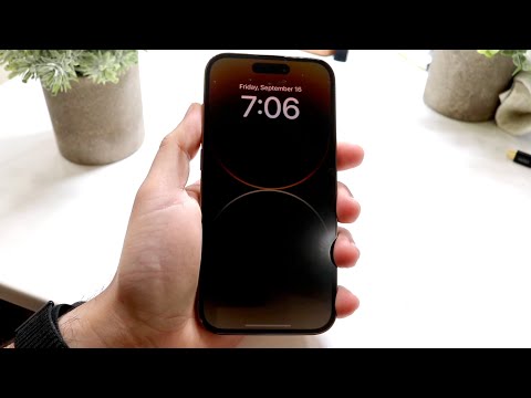 This is how you activate/deactivate always on display in iPhone 14 Pro