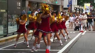 Cute Japanese high school cheer dance team Kanazawa technical High School