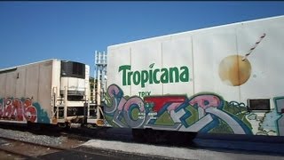 CSX Juice Train Arrives At Tropicana Plant Bradenton Florida