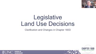 160D Legislative Land Use Decisions