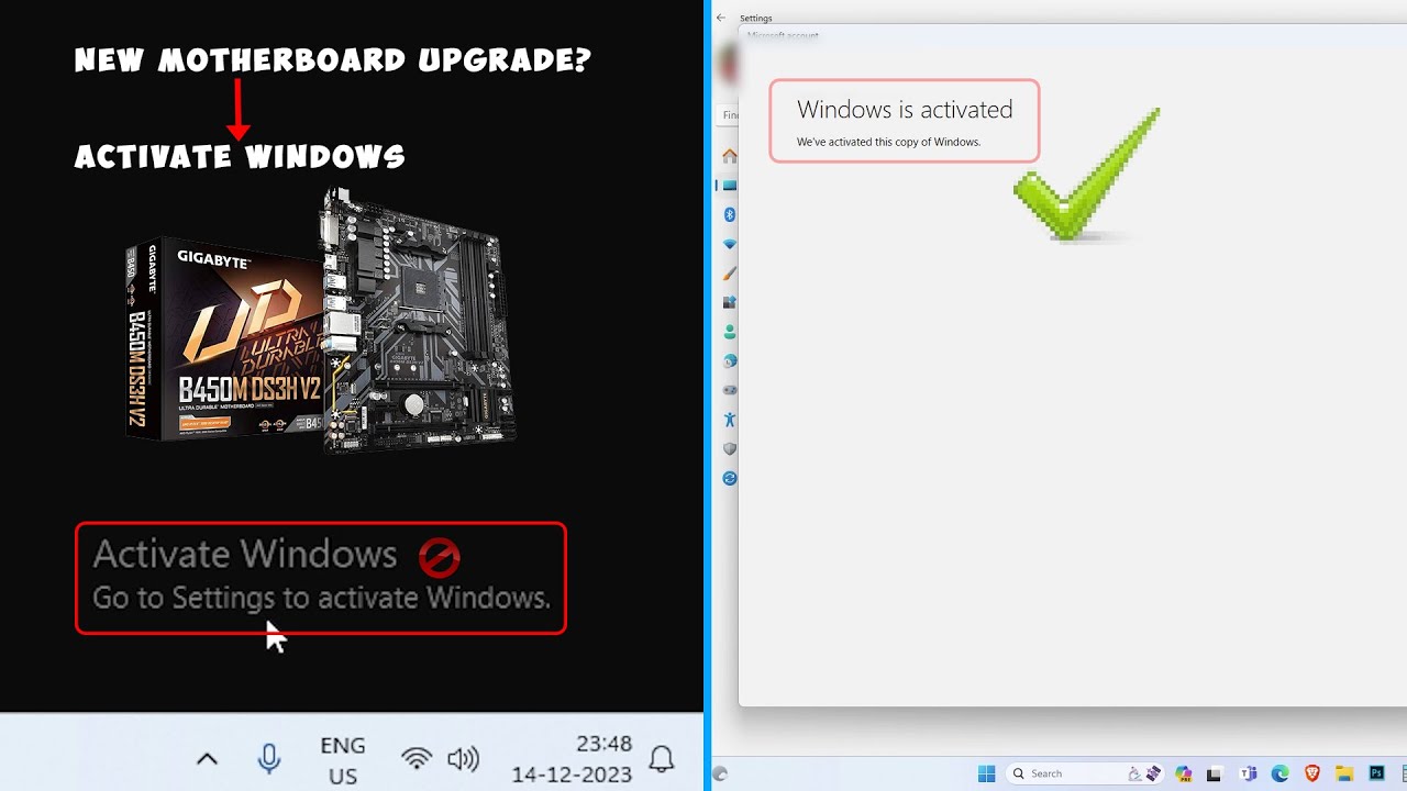 How To Reactivating Windows 11 After A Hardware / Motherboard Change ...