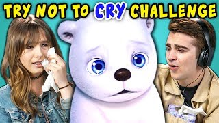 College Kids React To Try Not To Cry Challenge: Saddest Animations
