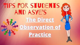 Tips for preparing for the direct observation of practice in social work