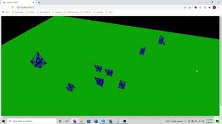 Vpython Spring and Mass Soft Robot Zoo