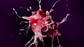Houdini splash. Small Scale Fluids.