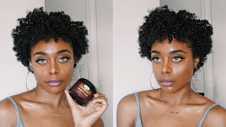 Dry Twist Out On Short Natural Hair