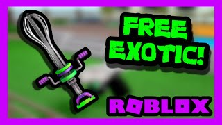 How To Get Free Exotic Knife In Roblox Assassin