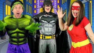 Alphabet Superheroes - ABC Superhero Song for Kids | Batman, Spiderman, PJ Masks, Incredibles, Hulk