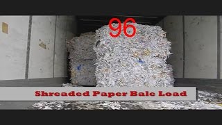 Vlog#96: Shredded Paper Bale Load