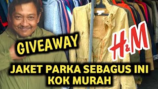 Sidak lapak jaket parka fashion branded ketemu subscriber giveaway bebas pilih thrifting surabaya