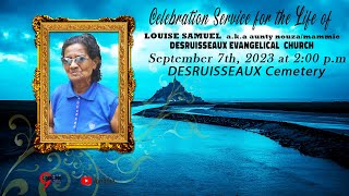 Celebration Service for the Life of LOUISE SAMUEL