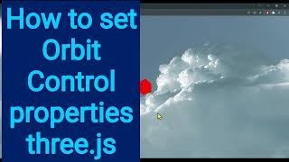 4b How to set properties of Orbit Controls three.js