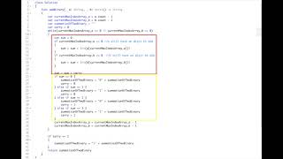 facebook interview question, LeetCode 67 Add Binary - Easy (Xcode - Swift)