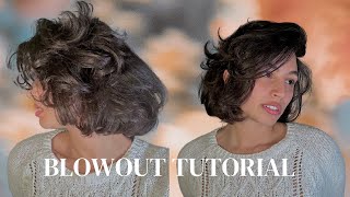 Go-To Blow Dry Routine for Short Hair (Using blowout brush) Step-by-step guide ♥