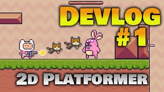 2d Platformer Shooter - Weekly Unity Game Development - Devlog #1