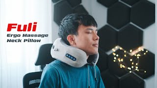 Fuli Ergo Massage Neck Pillow | หมอนรองคอระบบนวดไฟฟ้า มีประคบร้อนด้วยนะ