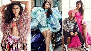 Kareena Kapoor HOT Photoshoot With Diljit Dosanjh For Vogue Magazine 2019