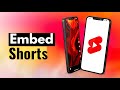 How to Embed YouTube Shorts Video in WordPress/Elementor Website - (SUPER EASY)