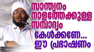 സാന്ത്വനം നാളെത്തേക്കുള്ള സമ്പാദ്യം│സയ്യിദ് അൻവർ സാദാത്ത് തങ്ങൾ സഅദി അൽ അർശദി│Prabhashnam│Ismayil vc