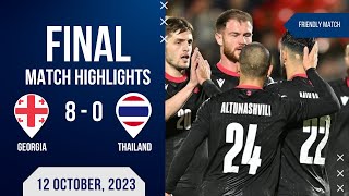 GEORGIA 8-0 THAILAND | FRIENLDY MATCH | EXTENDED HIGHLIGHTS | 12-10-23