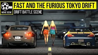Grand Theft Auto 5 - Tokyo Drift: Nissan Silvia S15 vs Nissan 350z (Garage Scene)