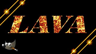 GIMP Tutorial - Lava Effect - G'MIC Plugin